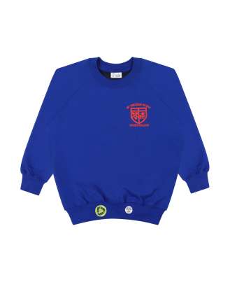 Crew Neck Sweatshirt with Emb Logo